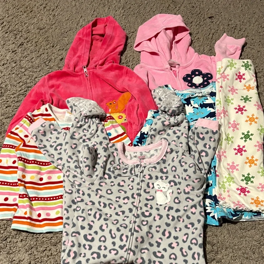 Gymboree Kids Clothing Set - Pink, Gray, Multicolor - Picture 1 of 13